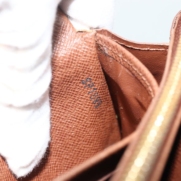 LOUIS VUITTON Monogram Etoile Portefeiulle Sarah Geldbörse M66556 Auth bs35085