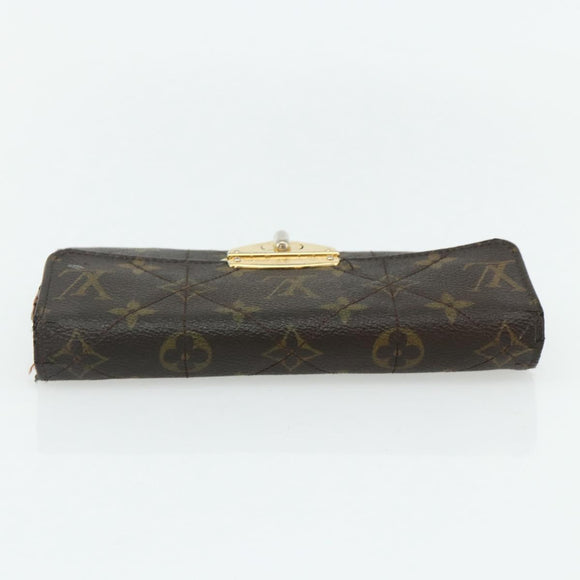 LOUIS VUITTON Monogram Etoile Portefeiulle Sarah Long Wallet M66556 Auth bs35085