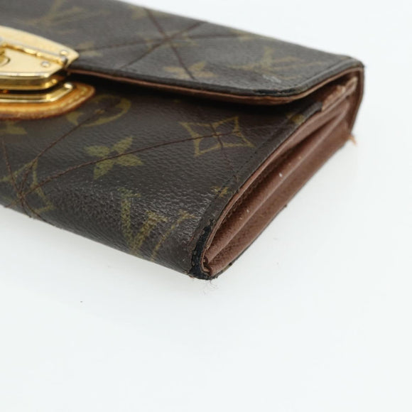 LOUIS VUITTON Monogram Etoile Portefeiulle Sarah Long Wallet M66556 Auth bs35085