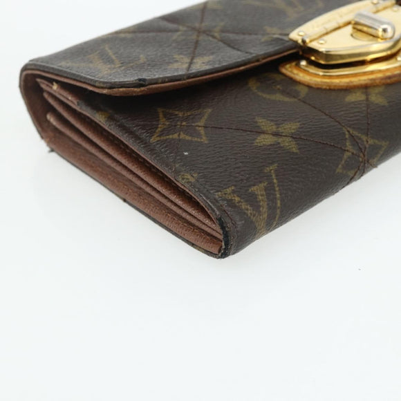 LOUIS VUITTON Monogram Etoile Portefeiulle Sarah Geldbörse M66556 Auth bs35085