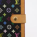 LOUIS VUITTON Monogram Multicolor Agenda PM Dagomslag Zwart R20895 Auth bs35086A-17
