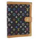 LOUIS VUITTON Monogram Multicolor Agenda PM Dagomslag Zwart R20895 Auth bs35086A-1