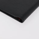 Salvatore Ferragamo Gancini Bifold Wallet Leather Black Silver Auth bs35088V-11