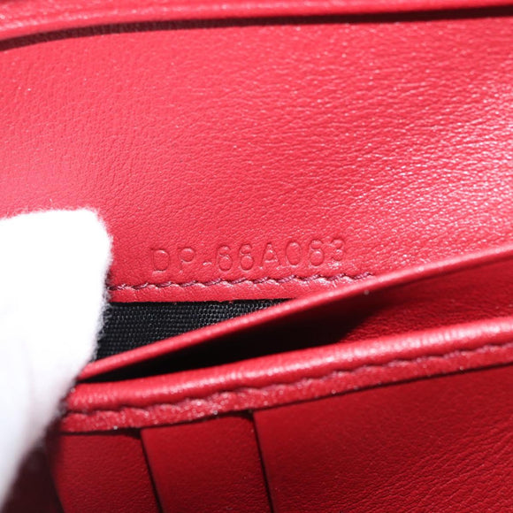 Salvatore Ferragamo Gancini Bifold Wallet Leather Black Silver Auth bs35088V