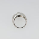 Gianni Versace Ring metal Silver Auth bs35090-10