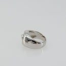 Gianni Versace Ring metal Silver Auth bs35090-4