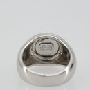 Gianni Versace Ring metal Silver Auth bs35090-6