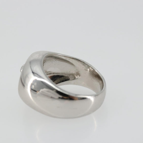Gianni Versace Ring metal Silver Auth bs35090