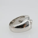 Gianni Versace Ring metal Silver Auth bs35090-8