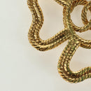 CHANEL Brooch metal Gold Tone CC Auth bs35091M-9