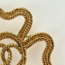 CHANEL Brooch metal Gold Tone CC Auth bs35091M-3