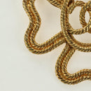 CHANEL Brooch metal Gold Tone CC Auth bs35091M-4