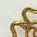 CHANEL Brooch metal Gold Tone CC Auth bs35091M-7