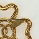 CHANEL Brooch metal Gold Tone CC Auth bs35091M-8