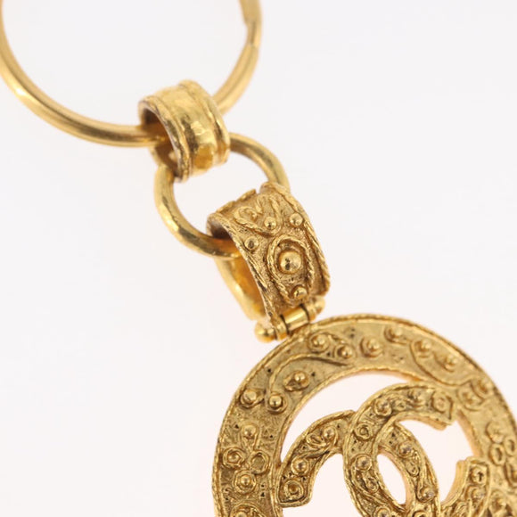 CHANEL Sleuteletui metaal Goud CC Auth bs35092M