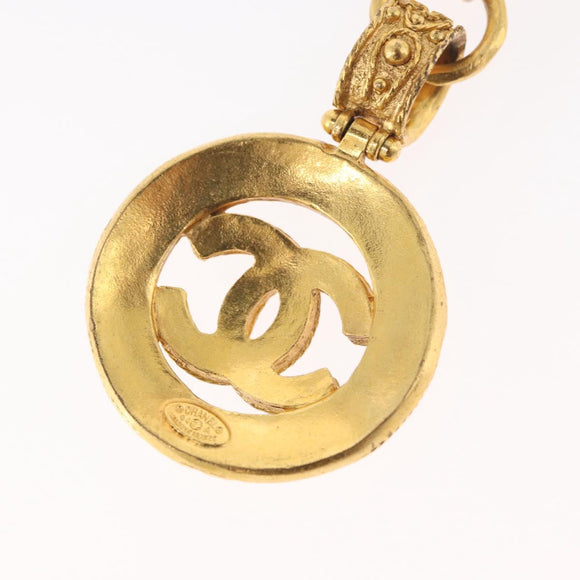 CHANEL Sleuteletui metaal Goud CC Auth bs35092M