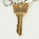 BALENCIAGA Old School Pierce metal Silver Gold Auth bs35093SAM-19