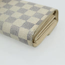 LOUIS VUITTON Damier Azur Portefeuille Alexandra Wallet Damier Azur Auth bs35094-15