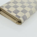 LOUIS VUITTON Damier Azur Portefeuille Alexandra Wallet Damier Azur Auth bs35094-16