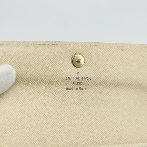 LOUIS VUITTON Damier Azur Portefeuille Alexandra Wallet Damier Azur Auth bs35094