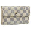 LOUIS VUITTON Damier Azur Portefeuille Alexandra Wallet Damier Azur Auth bs35094-1
