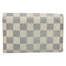 LOUIS VUITTON Damier Azur Portefeuille Alexandra Wallet Damier Azur Auth bs35094-2