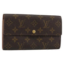 LOUIS VUITTON Monogram Portefeuille Credit Wallet Monogram M61723 Auth bs35095-1