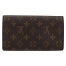 LOUIS VUITTON Monogram Portefeuille Credit Wallet Monogram M61723 Auth bs35095-3