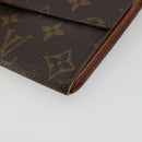 LOUIS VUITTON Monogram Portefeuille Credit Wallet Monogram M61723 Auth bs35095-8
