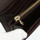 LOUIS VUITTON Damier Ebene Portefeuille Sistina Long Wallet N61747 Auth bs35096-19