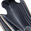 LOUIS VUITTON Vernis Yayoi Kusama Zippy Wallet White Black M91573 Auth bs35097A-22