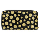 LOUIS VUITTON Vernis Yayoi Kusama Zippy Wallet White Black M91573 Auth bs35097A-2