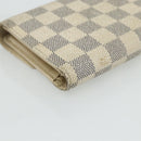 LOUIS VUITTON Damier Azur Portefeuille Alexandra Wallet Damier Azur Auth bs35098-16