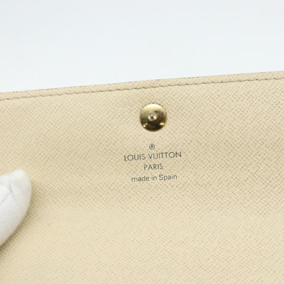 LOUIS VUITTON Damier Azur Portefeuille Alexandra Wallet Damier Azur Auth bs35098