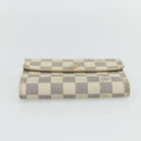 LOUIS VUITTON Damier Azur Portefeuille Alexandra Wallet Damier Azur Auth bs35098-6