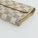 LOUIS VUITTON Damier Azur Portefeuille Alexandra Wallet Damier Azur Auth bs35098-7