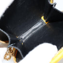 LOUIS VUITTON Vernis Porte Monnaie Chapo Purse Yellow M91569 LV Auth bs35103-11