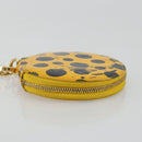 LOUIS VUITTON Vernis Porte Monnaie Chapo Purse Yellow M91569 LV Auth bs35103-3