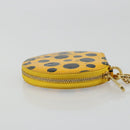 LOUIS VUITTON Vernis Porte Monnaie Chapo Purse Yellow M91569 LV Auth bs35103-4