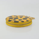 LOUIS VUITTON Vernis Porte Monnaie Chapo Purse Yellow M91569 LV Auth bs35103-5