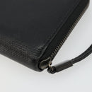 BURBERRY Long Wallet Leather Black Auth bs35104-10