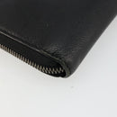 BURBERRY Long Wallet Leather Black Auth bs35104-11