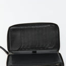BURBERRY Long Wallet Leather Black Auth bs35104-17