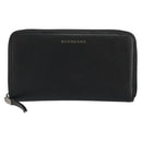 BURBERRY Long Wallet Leather Black Auth bs35104-2