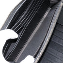 BURBERRY Long Wallet Leather Black Auth bs35104-21
