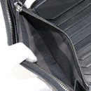 BURBERRY Long Wallet Leather Black Auth bs35104-23