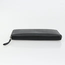 BURBERRY Long Wallet Leather Black Auth bs35104-7