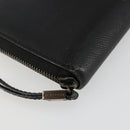 BURBERRY Long Wallet Leather Black Auth bs35104-9