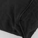 FENDI Zucca Canvas Tote Bag Black Silver Auth bs35105-15