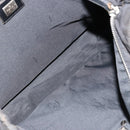 FENDI Zucca Canvas Tote Bag Black Silver Auth bs35105-11